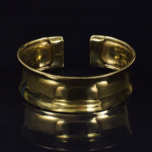 Tribal Brass Cuff Bangle 