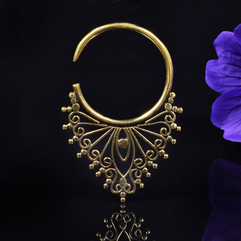 Hoops for sales ear tunnels