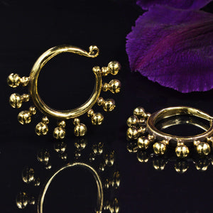 Miao ear weights in brass