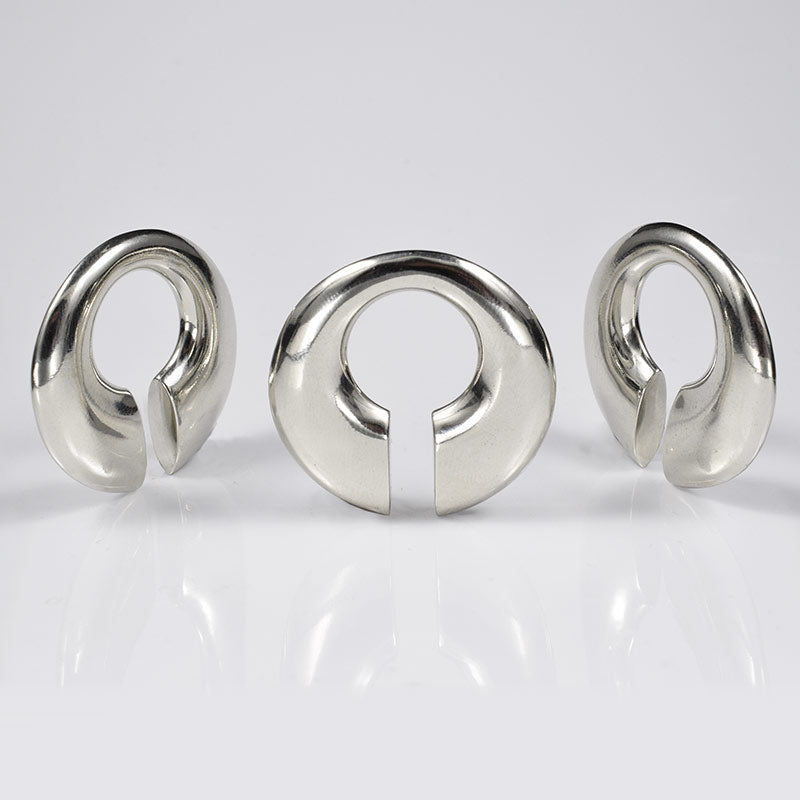 osiris ear weights, silver circular discs