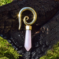 Rose Quartz Ear Hanger 