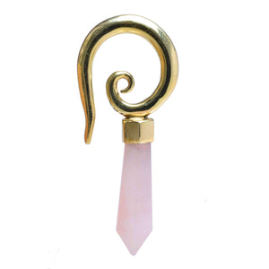 Rose Quartz Ear Hanger