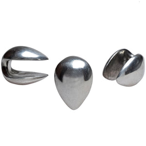 spade ear weight in silver brass
