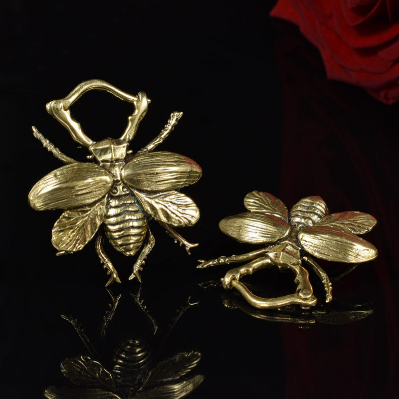Scarab Beetle Ear Hangers