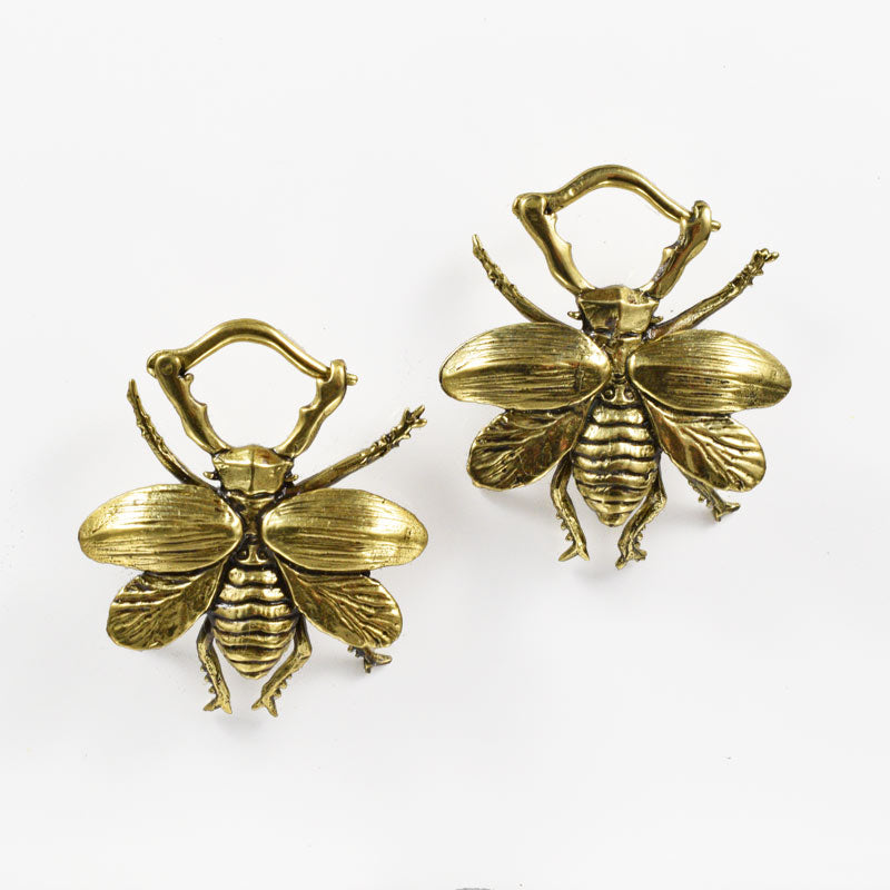 Scarab Beetle Ear Hangers