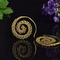 Spiral Earrings, Afghan Spiral Earrings