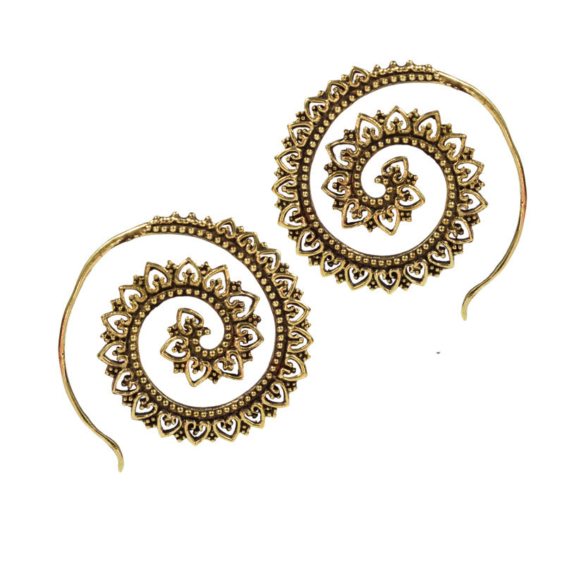 Spiral Earrings 'Rashmi'