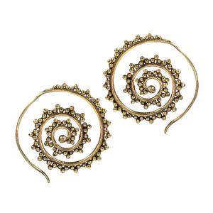Spiral Earrings 'Kiwara'