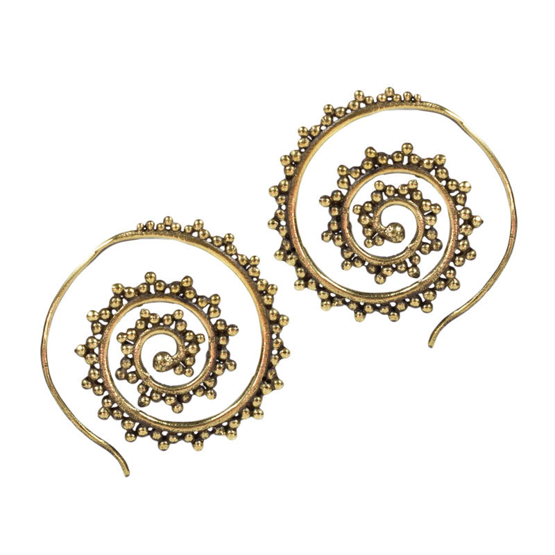 Spiral Earrings 'Kiwara'