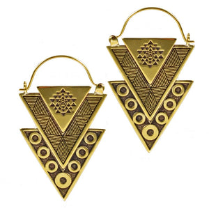 Sri Yantra Trinity Earrings