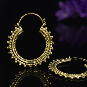 Brass Earrings Indian Style Design