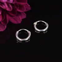 Very Small Silver Hoop Earrings 8mm 