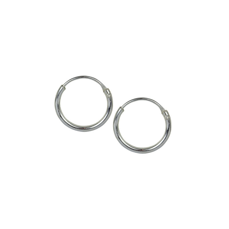 Mens silver hoops shop