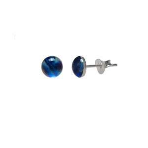 Silver Studs with Mother of Pearl