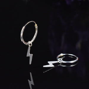 Small Lightning Flash Earrings