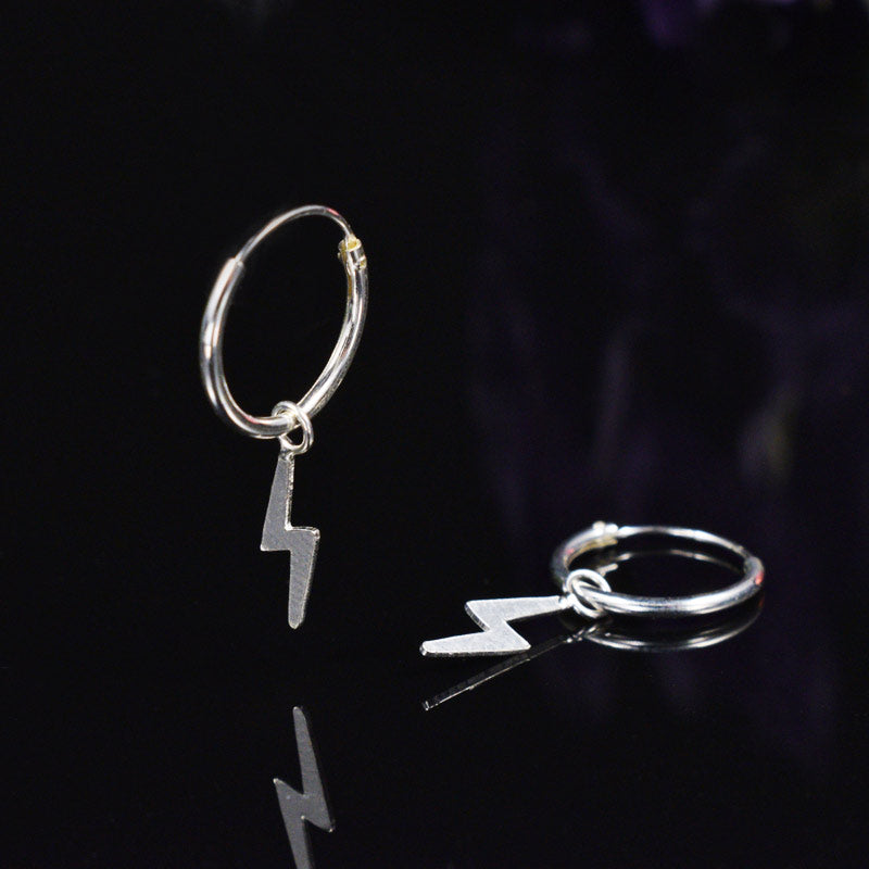 Small Lightning Flash Earrings