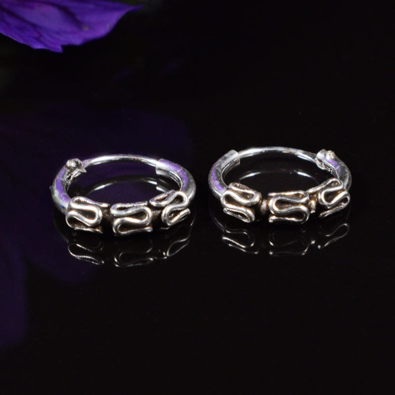 Silver Earrings from Bali