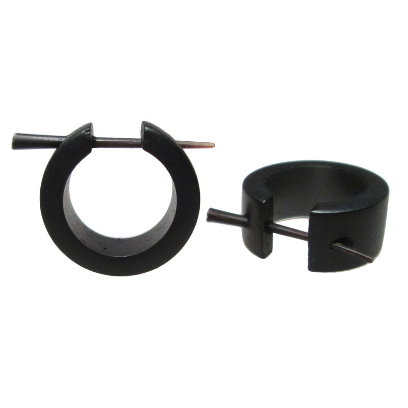Huggies Style Wooden Stick Earrings