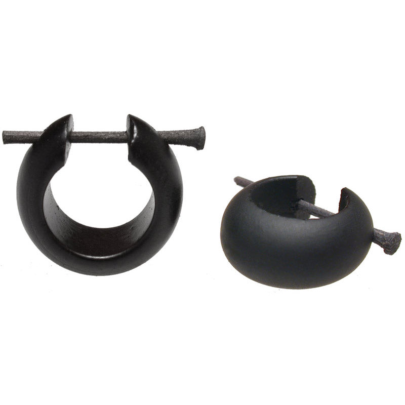 Huggies Tribal Wooden Earrings
