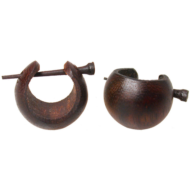 Huggies Wooden Earrings