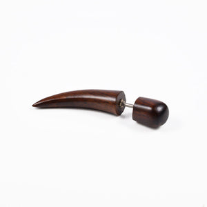Fake 'Talon' Ear Stretcher in Wood