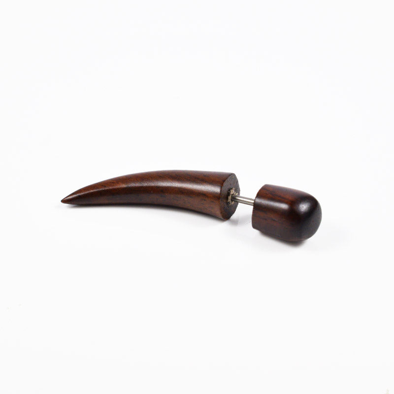 Fake 'Talon' Ear Stretcher in Wood