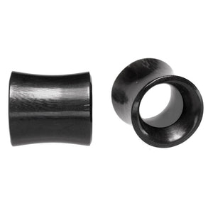 black horn ear tunnels