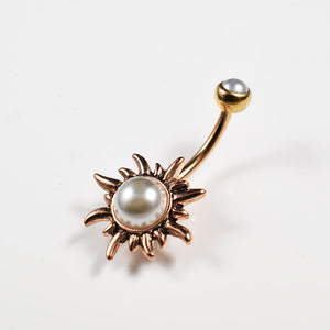 Rose Gold Navel Bar