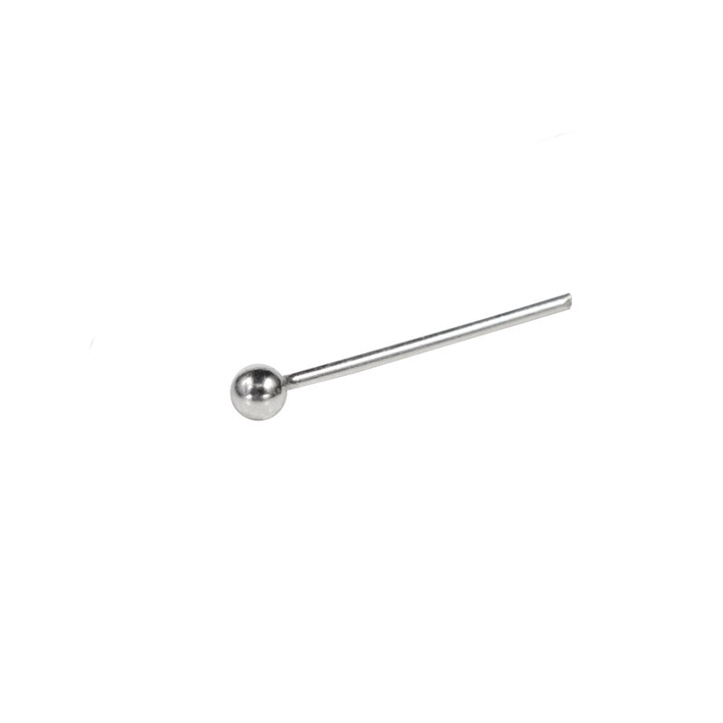 Plain silver nose stud store