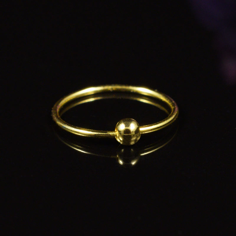 Indian Nose Ring, Tribal Nose Ring, Ethnic Nose Ring, Indian Nose Hoop, Nose  Ring Hoop Gold 14k, Real Gold Nose Ring, SKU 115 - Etsy UK