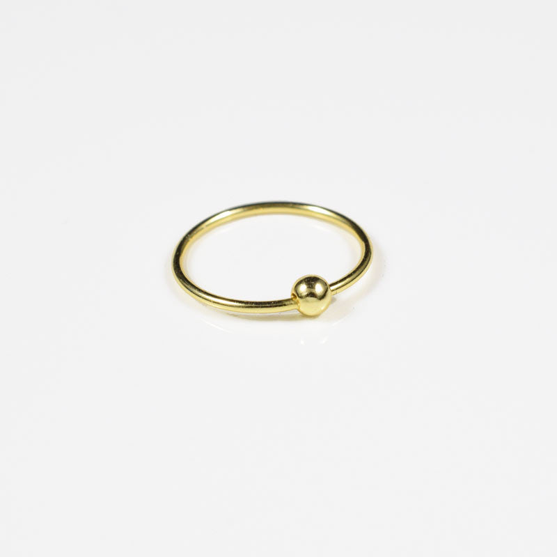COMBO of 2 Circular Gold Plated Designer Nose Ring - SHREEVARAM - 3467878 |  Silver nose ring, Nose hoop, Nose ring