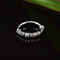 Bali Nose Ring in Silver