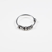 Bali Style Silver Nose Ring 'Kabur'
