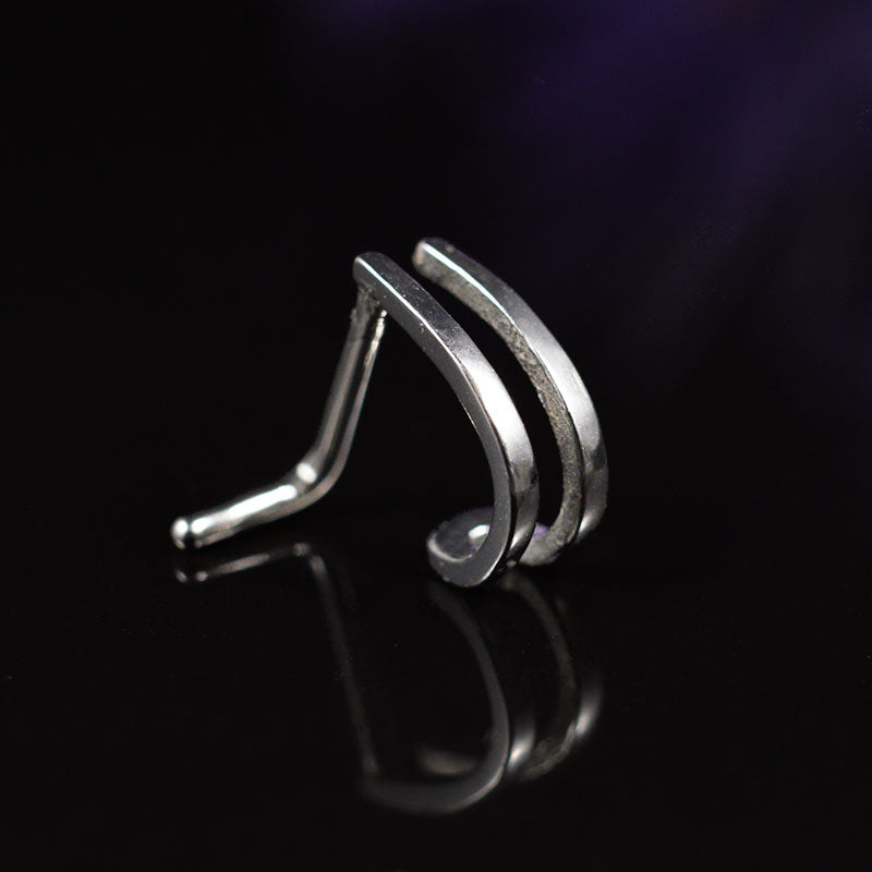 Double Nose Curve, Double Fake Nose Rings