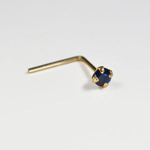 gold nose stud