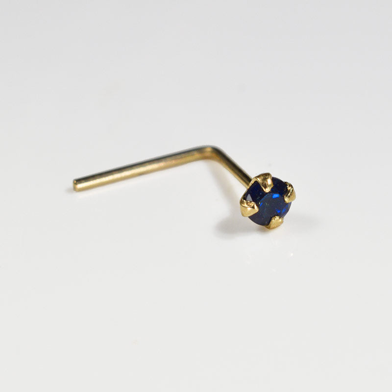 gold nose stud
