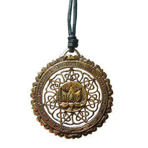 Lotus Mandala Pendant