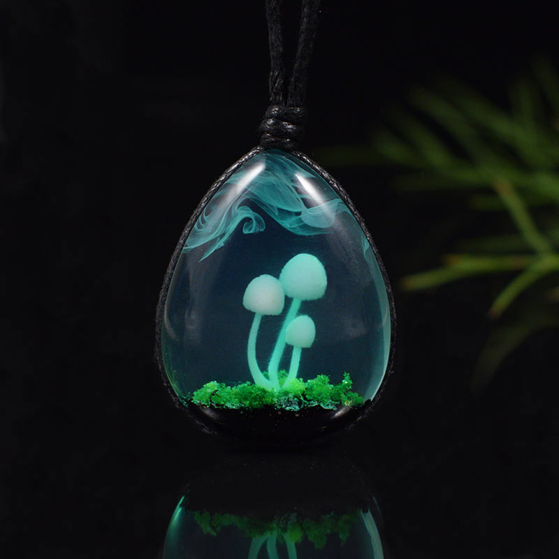 Glass 2024 mushroom pendant
