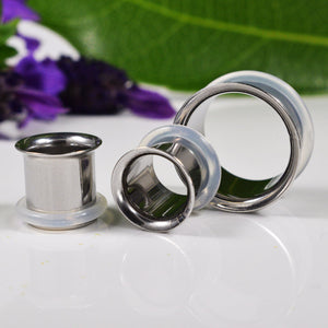 single flared ear tunnel eyelets for stretched ears