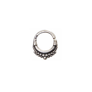 Small Silver Tribal Twist Ring