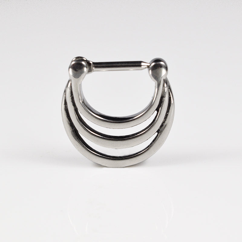 septum clicker with 3 hoops