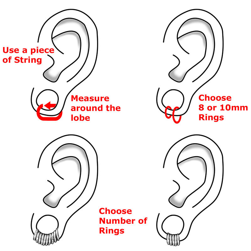 Stacking Rings for Stretched Lobes