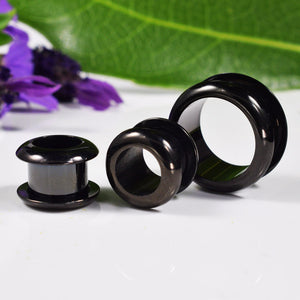 1470 Screw-on / fit Black 11/16 Inch 18mm Flesh Tunnels Ear Plugs 1470 Screw-on / fit Black 11/16 Inch 18mm Flesh Tunnels Ear Plugs