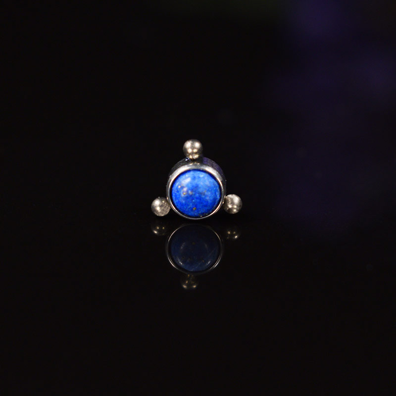 Lapis lazuli nose stud deals