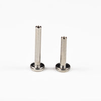 Threadless Piercing Labret in 1.2mm Titanium