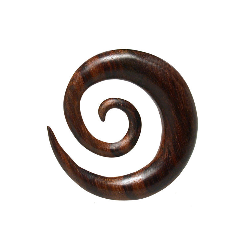 wooden ear spiral, ear stretcher