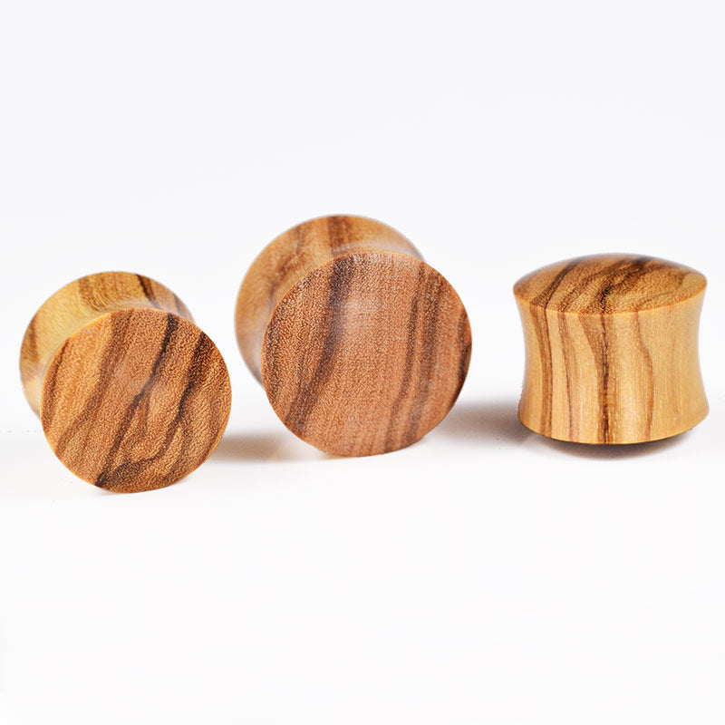 Selection of Flesh Plugs in Olive Wood