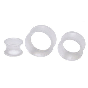 Clear Silicone Ear Tunnels, Earskins