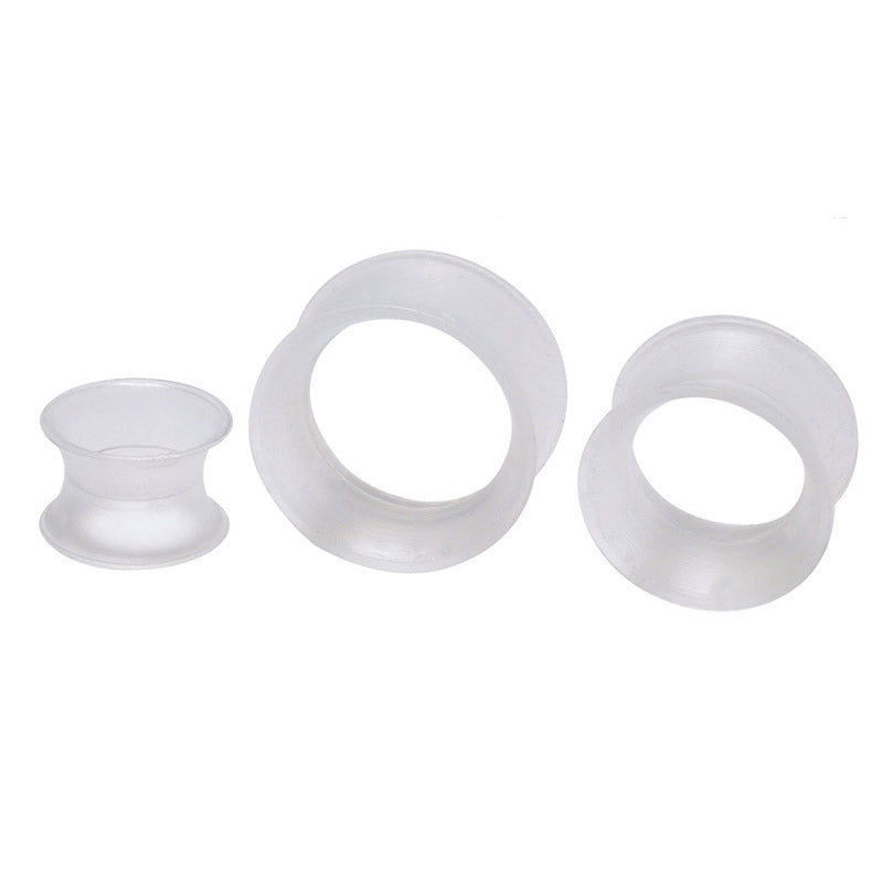 Clear Silicone Ear Tunnels, Earskins