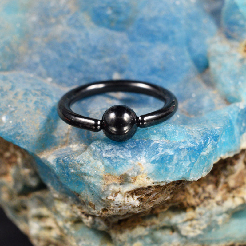 black steel 1.2mm bcr ball closure ring